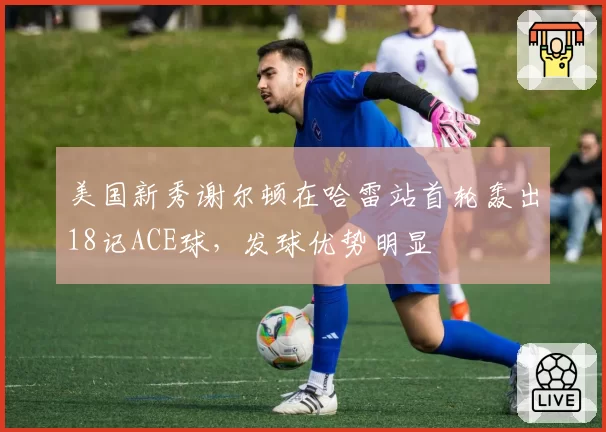 美国新秀谢尔顿在哈雷站首轮轰出18记ACE球,发球优势明显